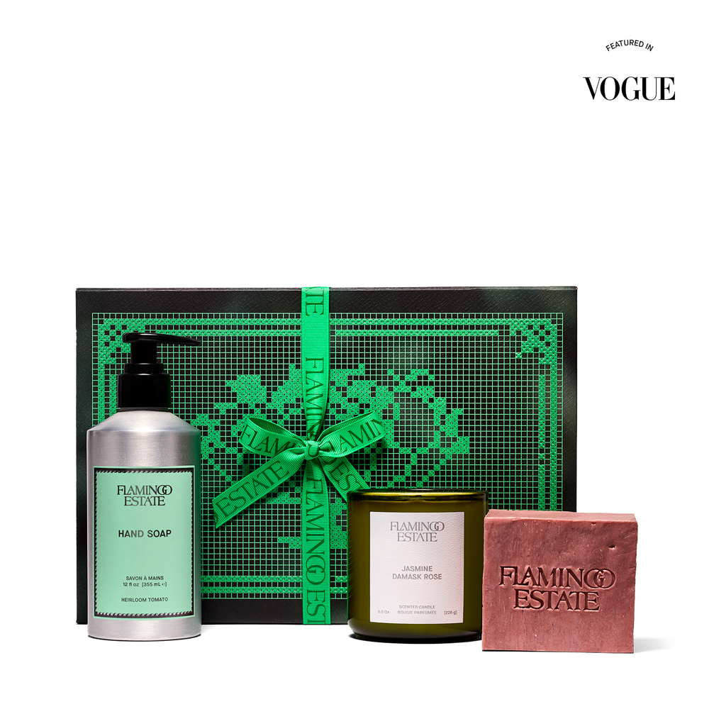 Jasmine Damask Rose Bathroom Set