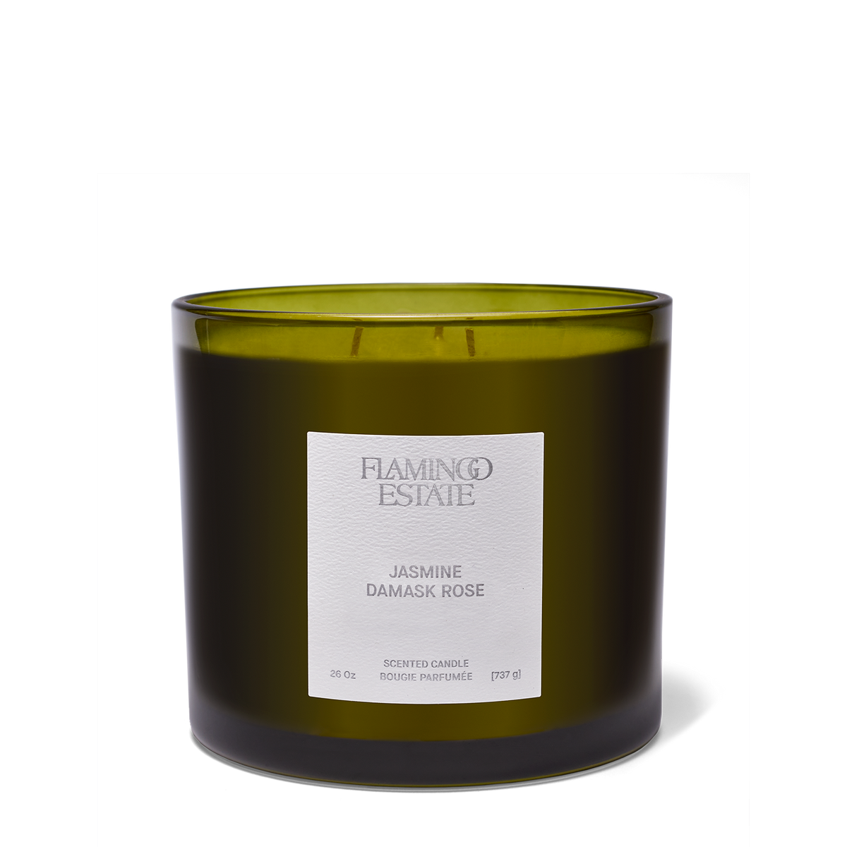 Jasmine Damask Rose XL Candle - Flamingo Estate