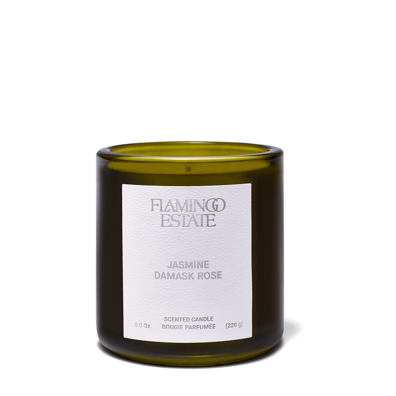 Jasmine Damask Rose Candle - Flamingo Estate