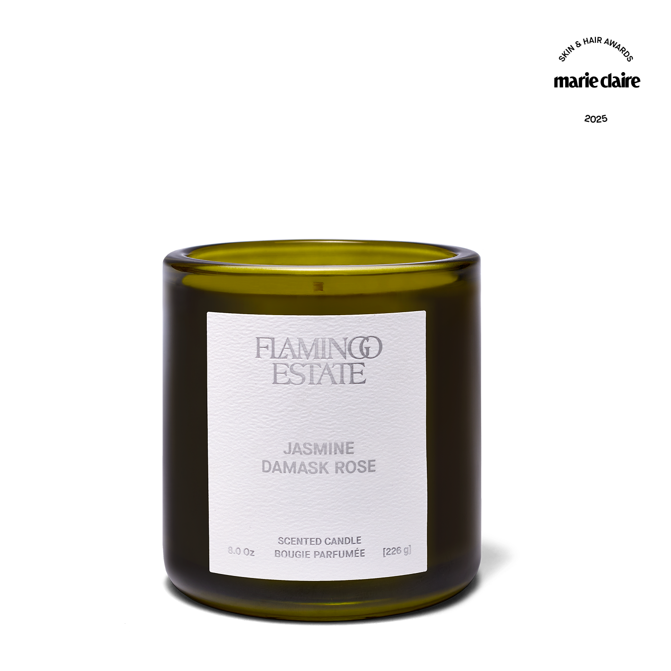 Flamingo Estate Jasmine Damask Rose Candle