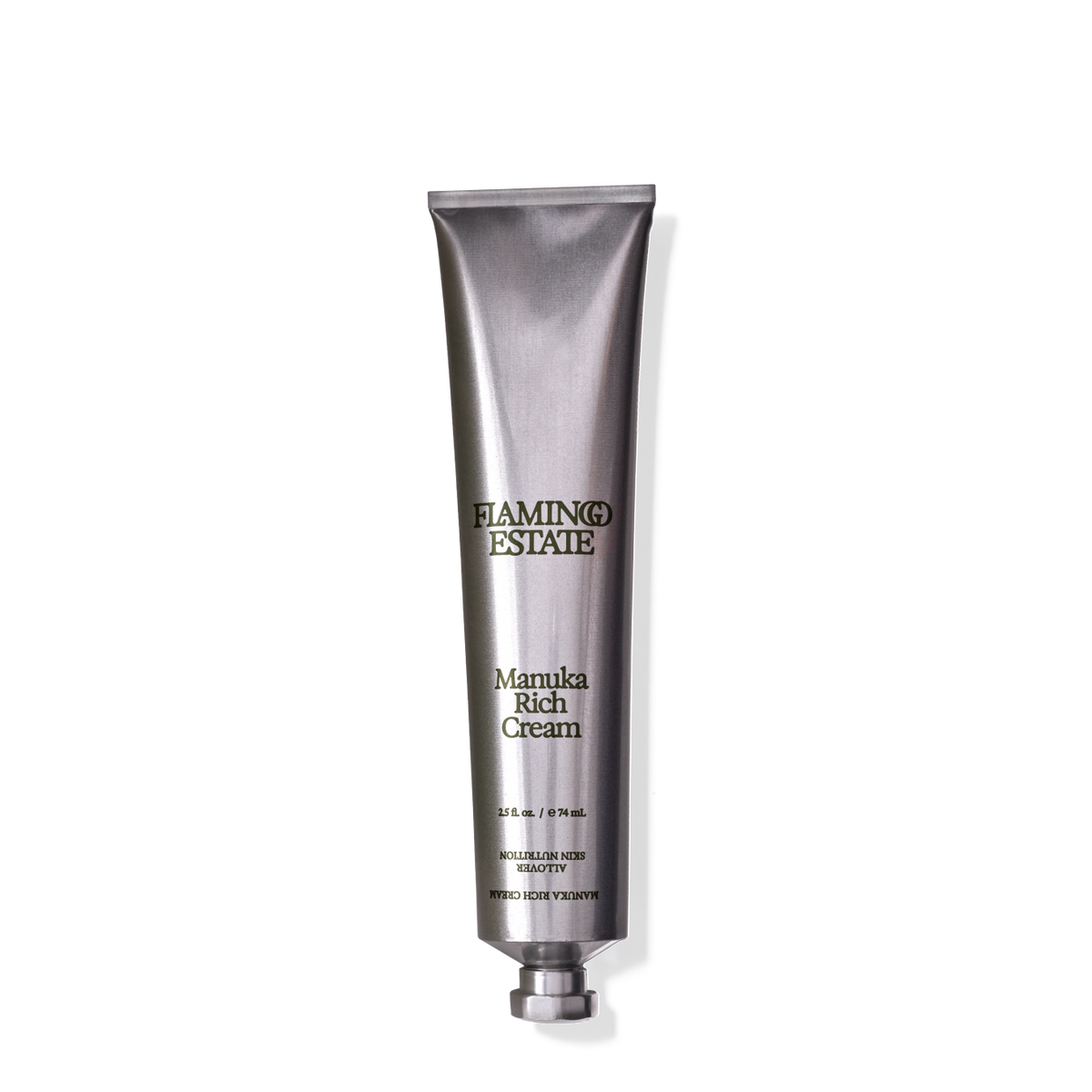 A metallic tube labeled "RAPHAEL HARVEY ESTATE Anti-Aging Rich Cream."