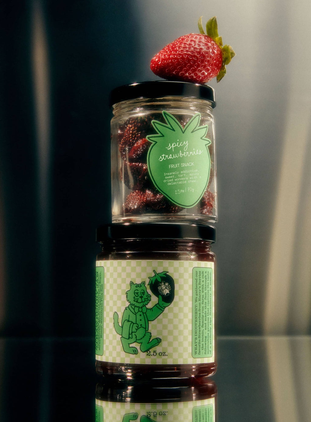Strawberry Spark Style Insulated Food Jar - Strawberry