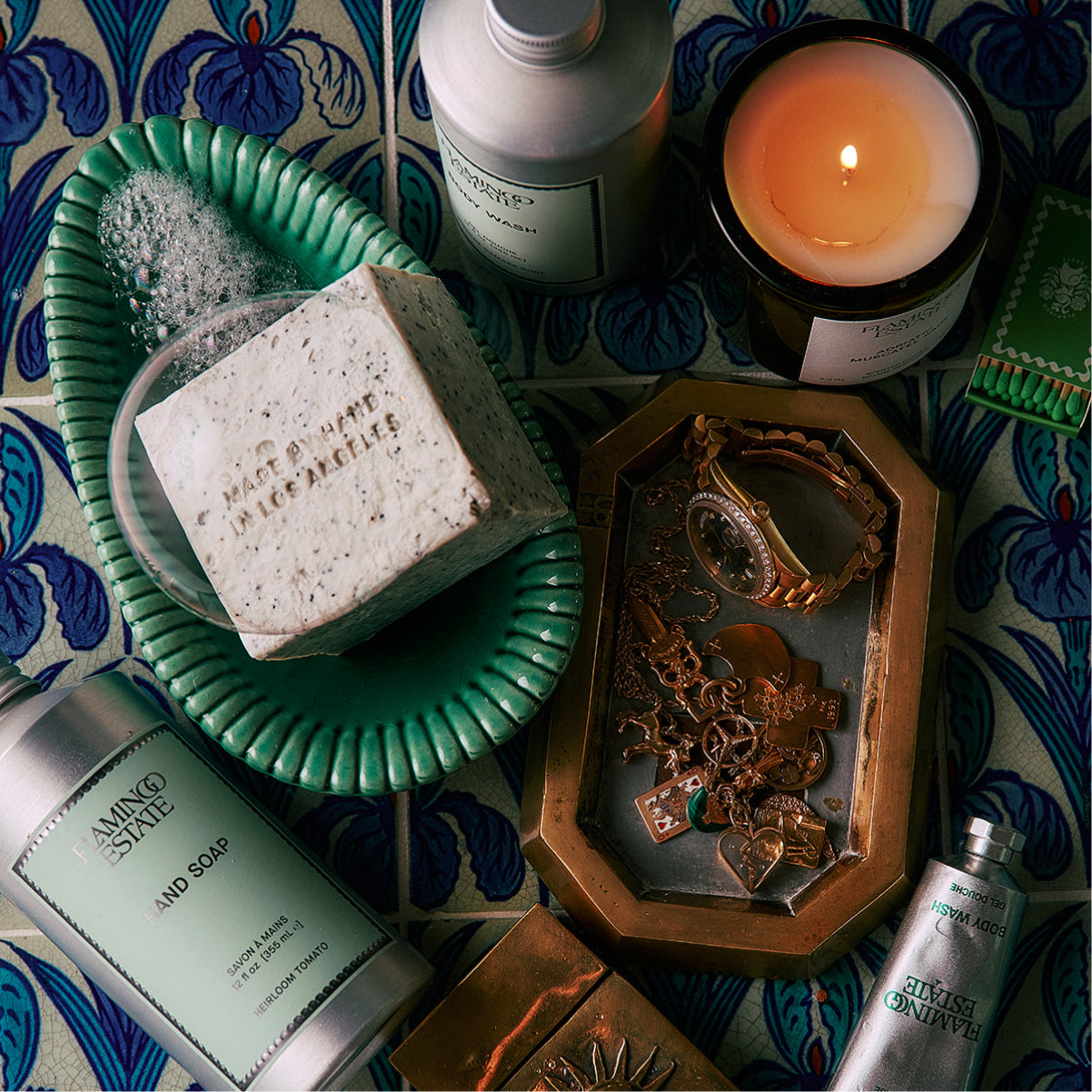 Exfoliating Peppermint Soap Brick - Flamingo Estate