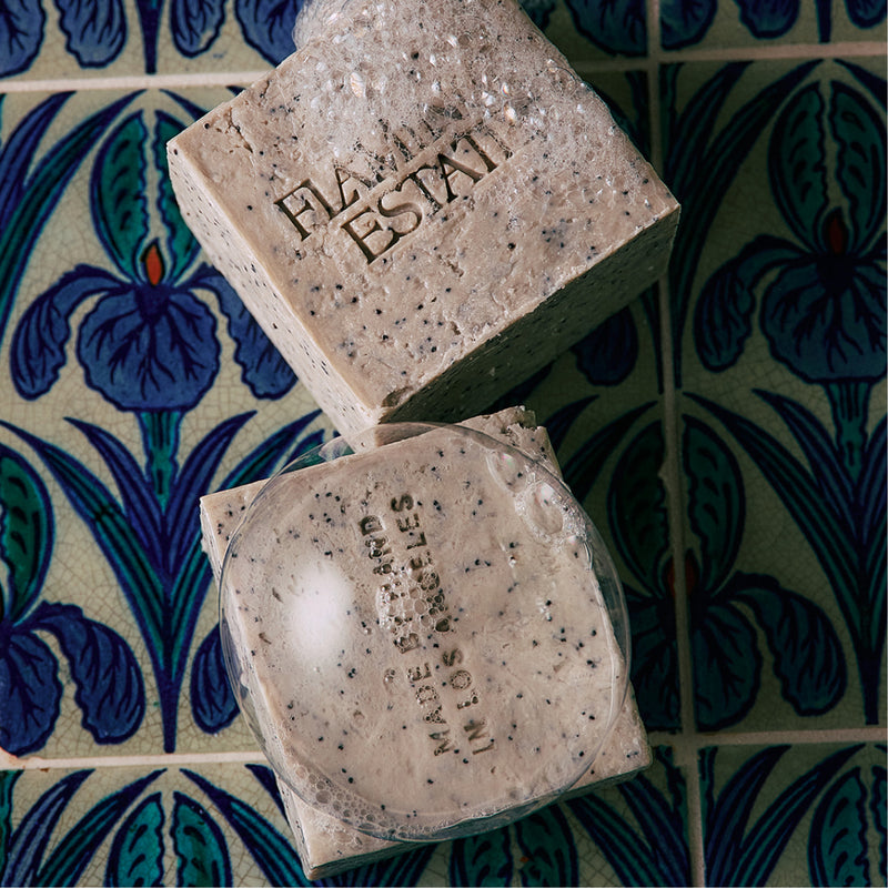 Exfoliating Peppermint Soap Brick - Flamingo Estate