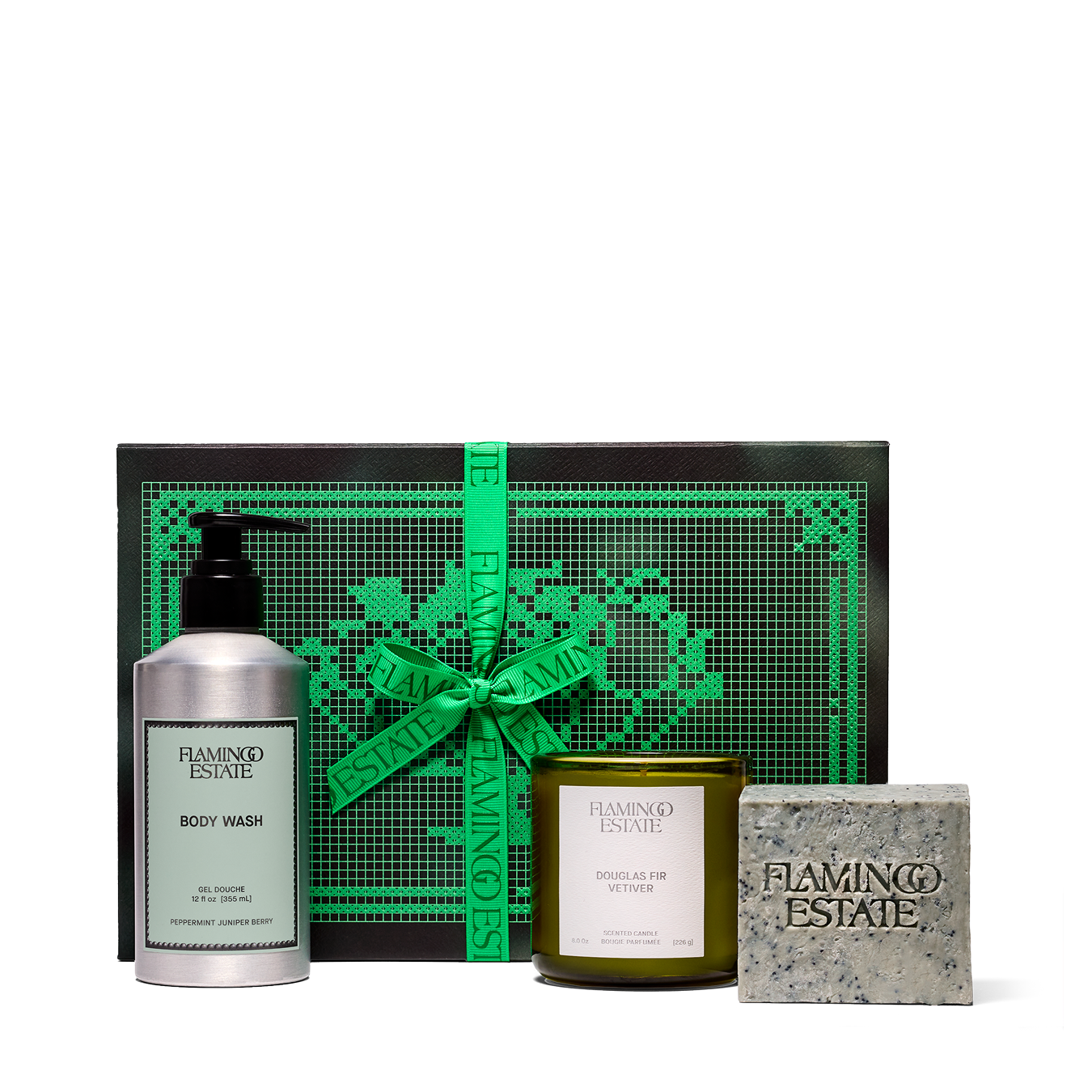 Douglas Fir & Peppermint Morning Set - Flamingo Estate