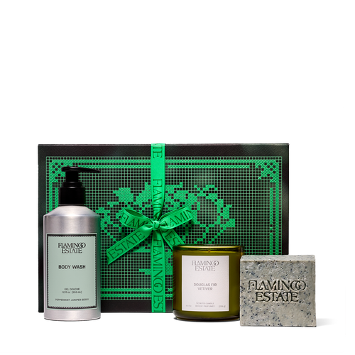 Flamingo Estate Douglas Fir & Peppermint Morning Set