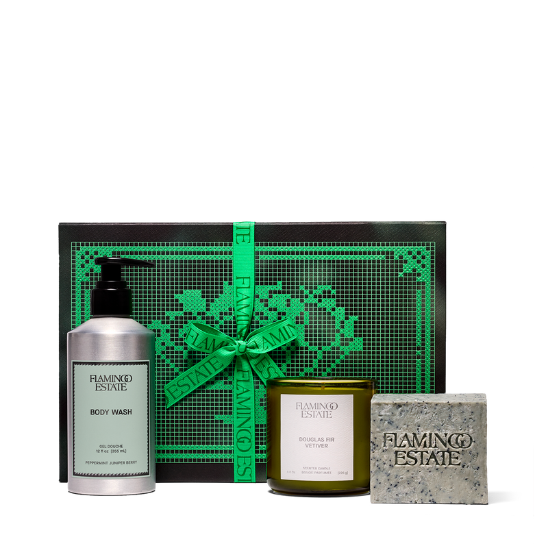 Douglas Fir & Peppermint Morning Set - Flamingo Estate