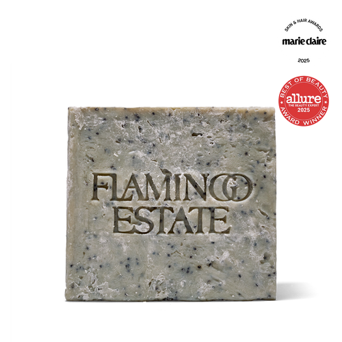 Flamingo Estate Exfoliating Peppermint Soap Brick