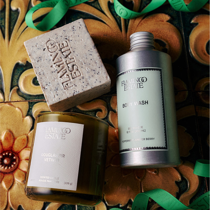 Douglas Fir & Peppermint Morning Set - Flamingo Estate
