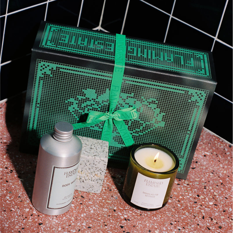 Douglas Fir & Peppermint Morning Set - Flamingo Estate