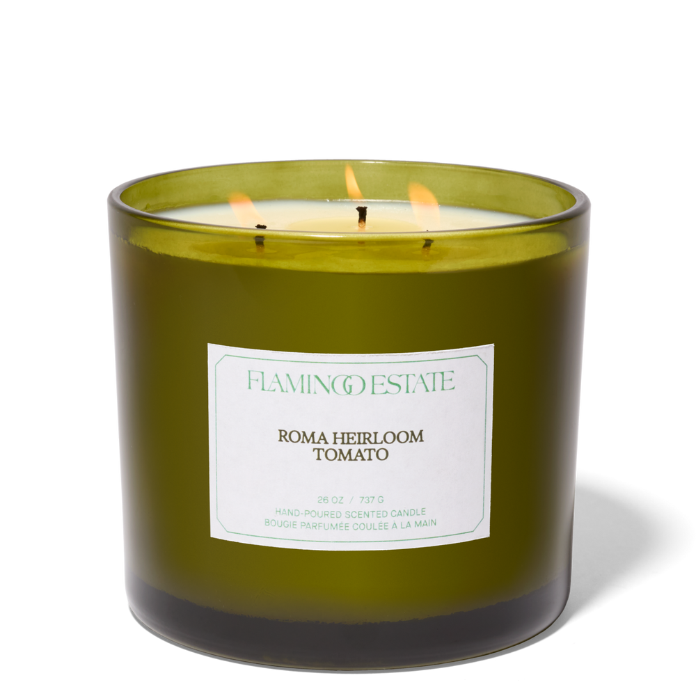 Roma Heirloom Tomato XL Candle - Flamingo Estate