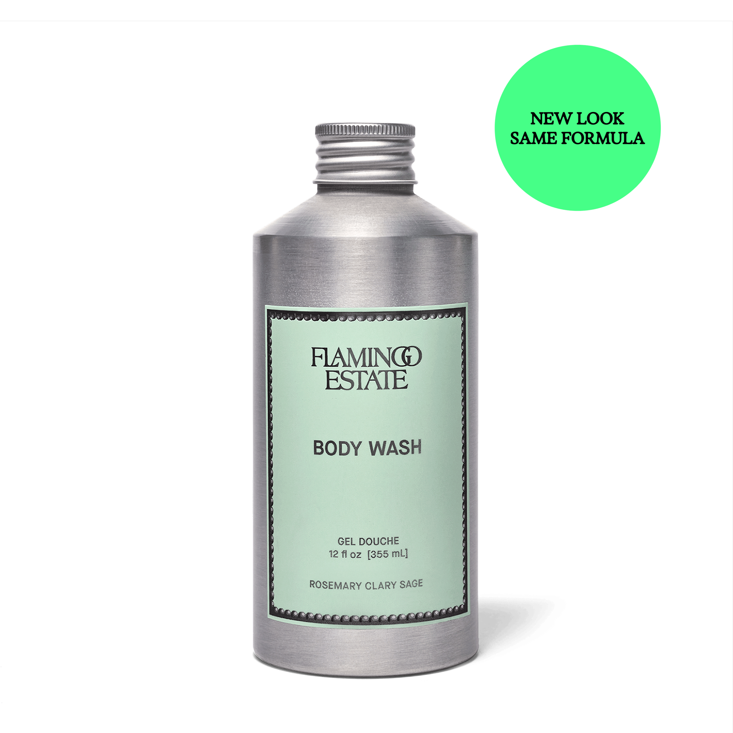 Rosemary Clary Sage Body Wash - Flamingo Estate