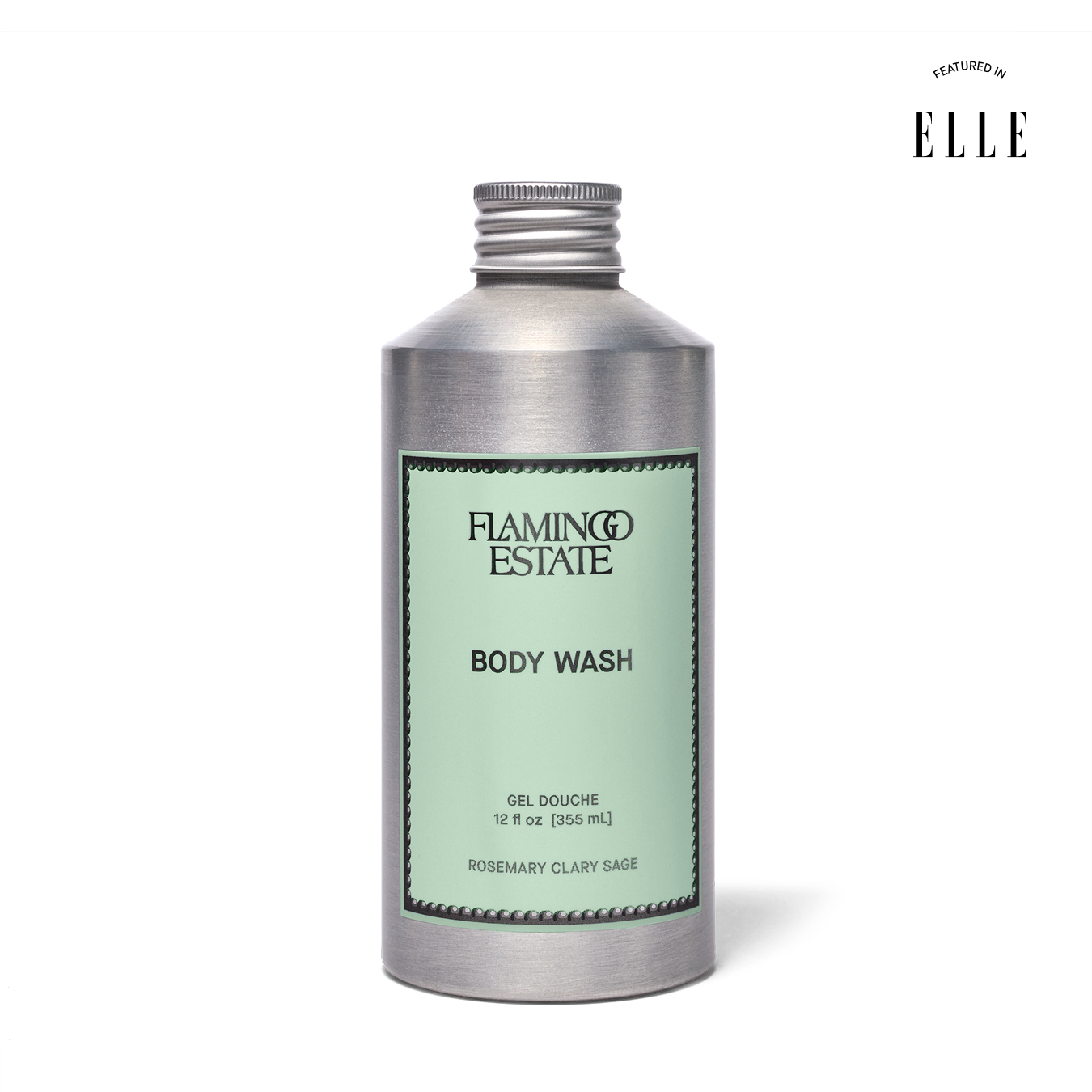 Rosemary Clary Sage Body Wash - Flamingo Estate
