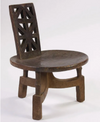 20th Century African Hand-Carved Tripod Chair