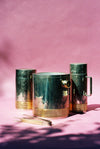 Mid-Century Italian Barware Set — Ice Bucket, Shaker & Tumbler with Tongs