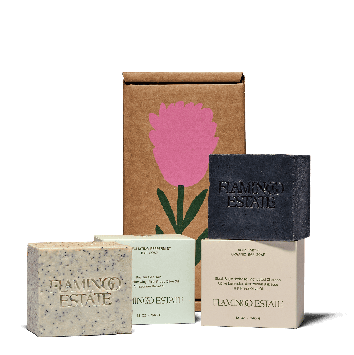 Flamingo Estate Soap Brick Duo