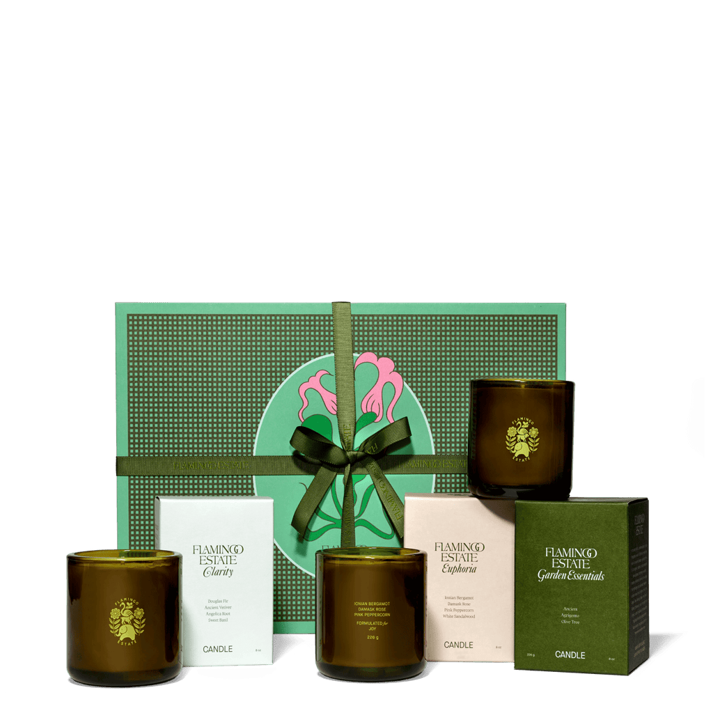 Natural Scented Candle Set – The Three Sisters Candle Set – Flamingo Estate