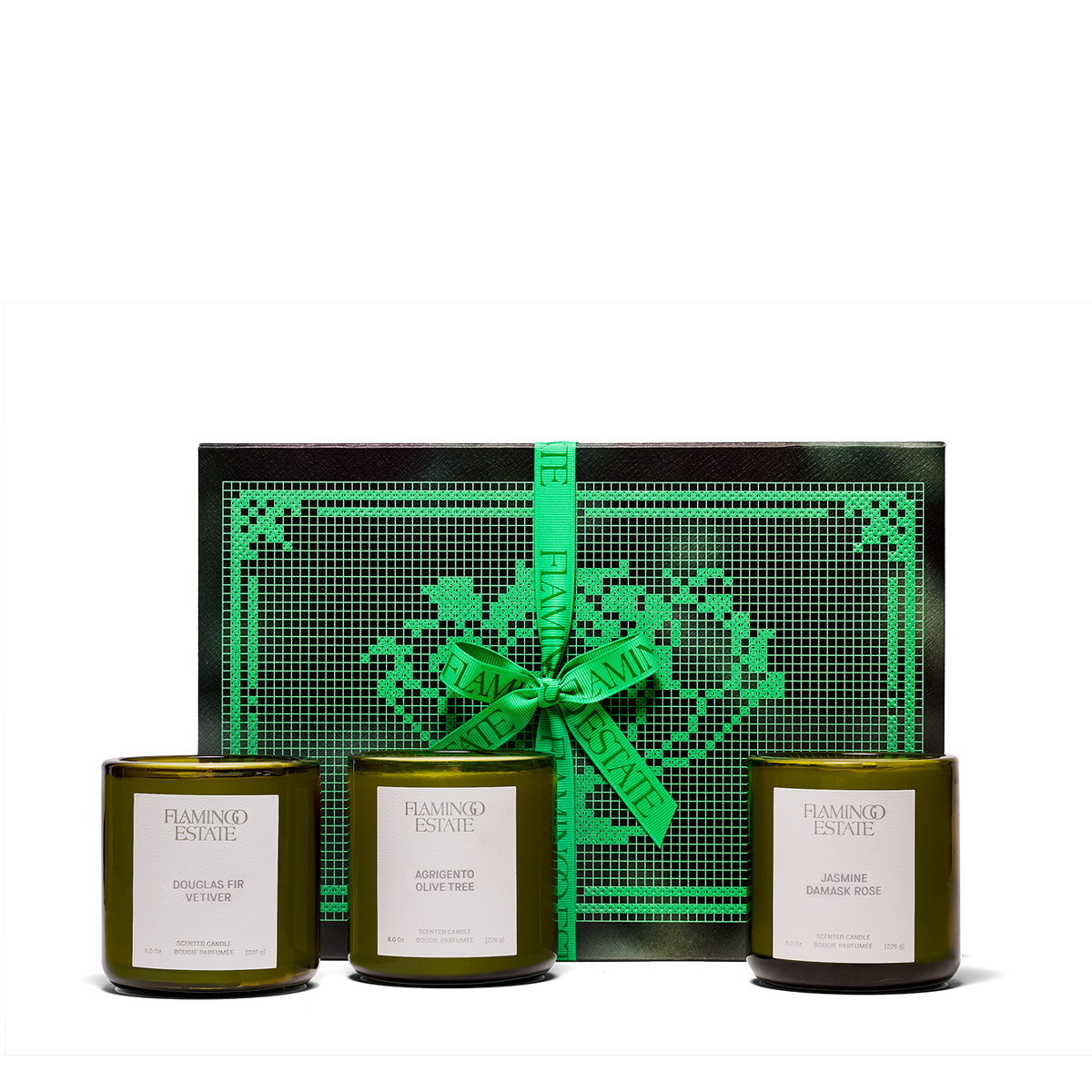Natural Scented Candle Set – Three Brothers Candle Set – Flamingo