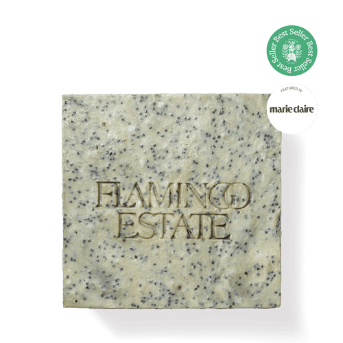 Flamingo Estate Exfoliating Peppermint Soap Brick