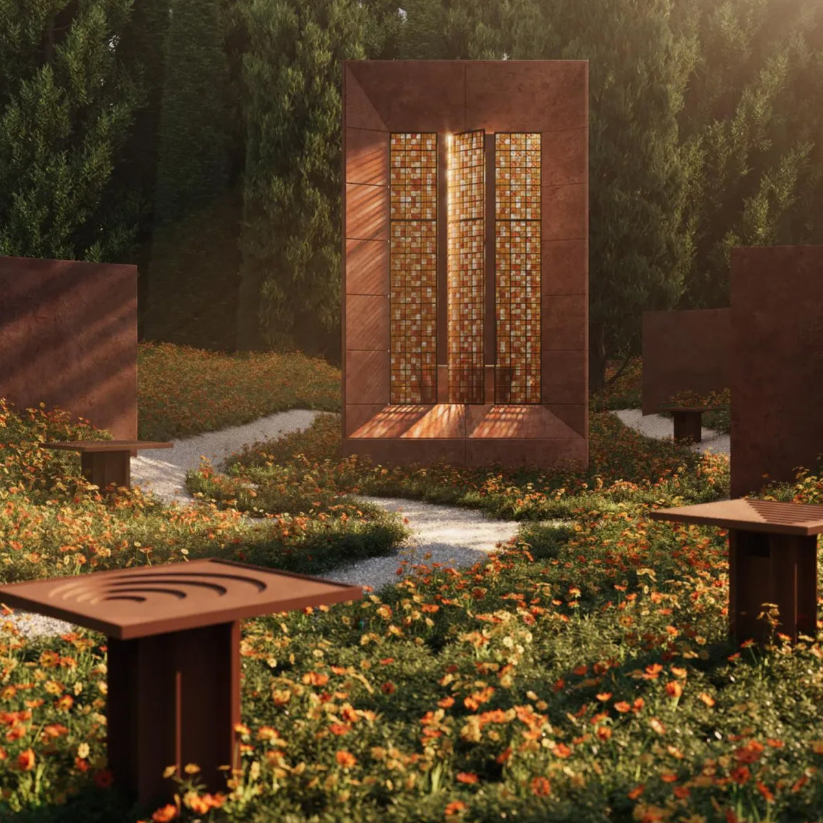 Golden Pollinator Candle