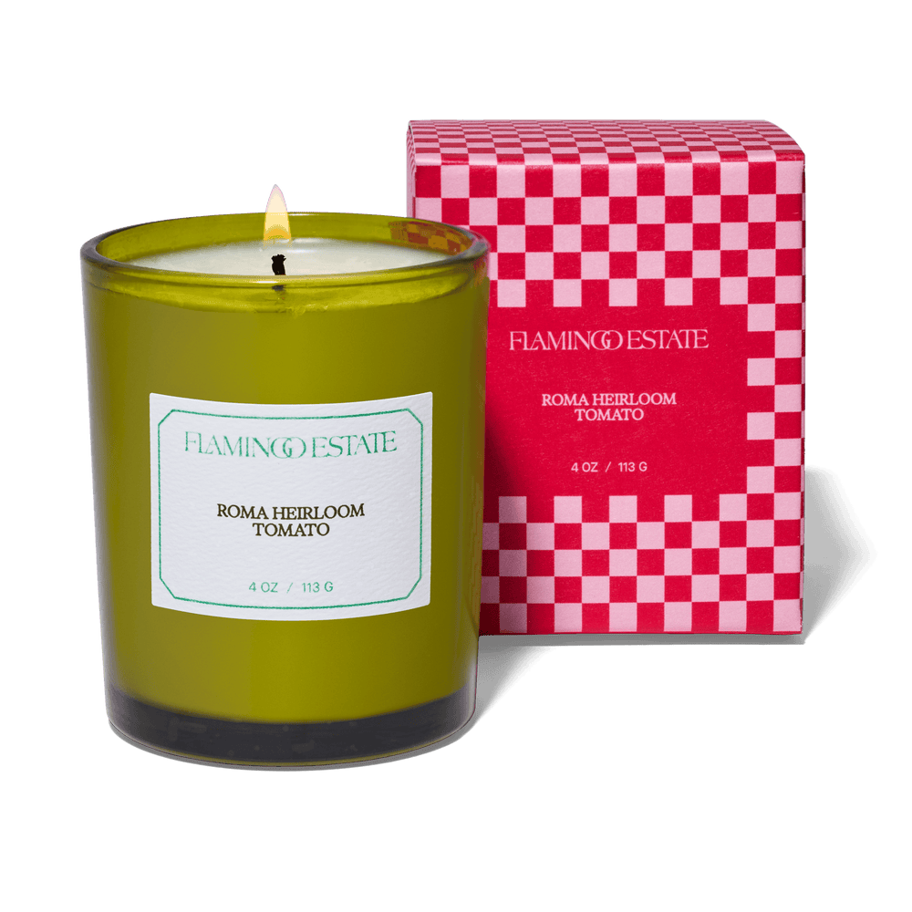 Roma Heirloom Tomato Candle 4oz - Flamingo Estate