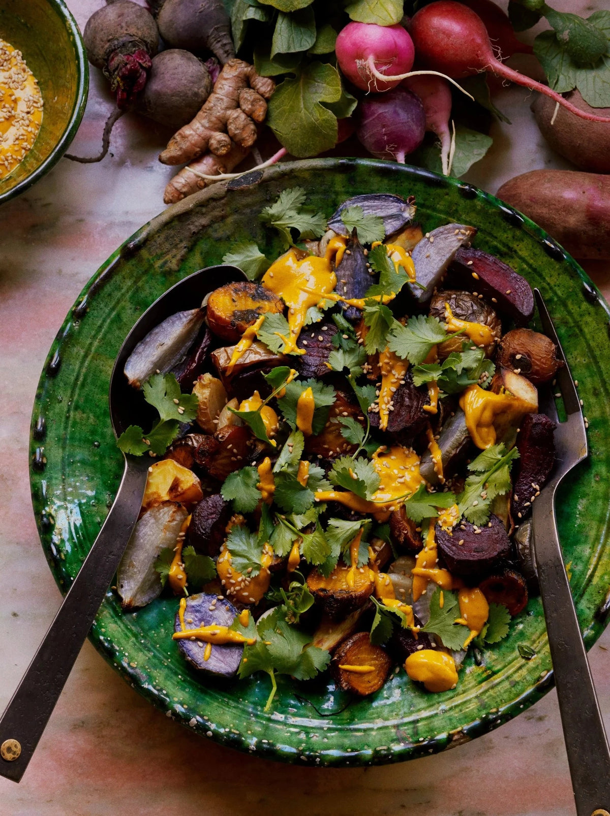 Beetroot Salad With Orange-Hued Dressing