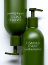 Top Of Two Flamingo Estate Garden Essentials Pump Bottles