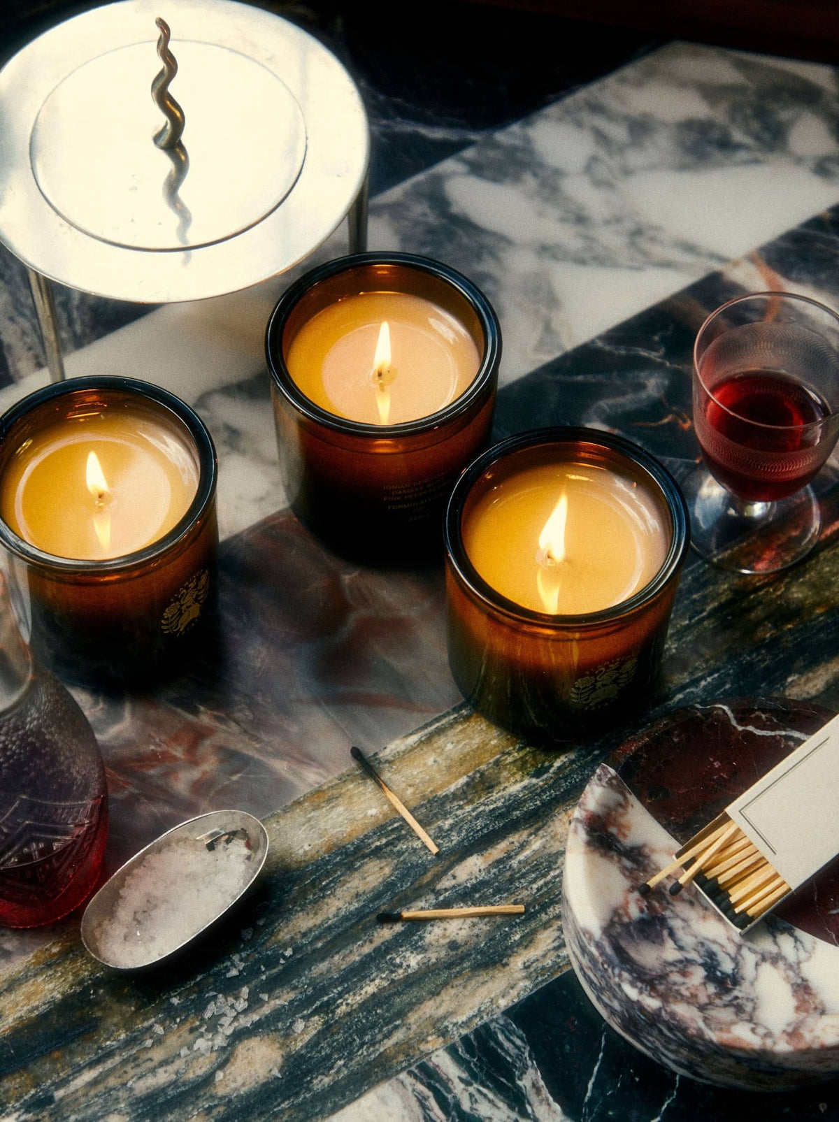 Flamingo Estate The Three Brothers Candle Set